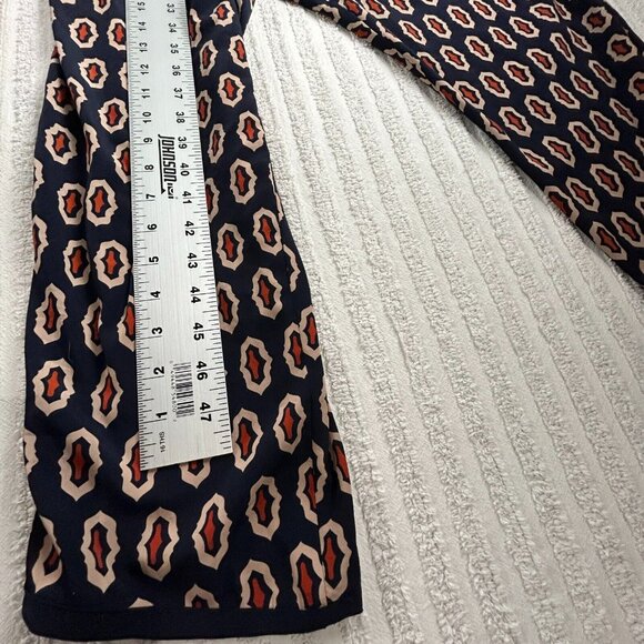 Anthropologie Lilka Women's Sleeveless Patterned Straight Jumpsuit Blue Small - Picture 9 of 9